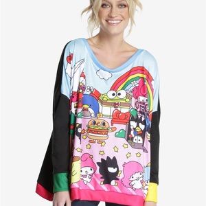 JapanLA Hello Sanrio Characters Poncho Sweatshirt